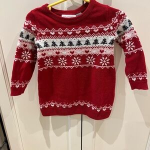 The Children's Place Red Holiday dress 12-18m